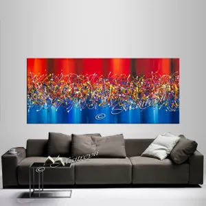 Abstract Angel Paintings | Jackson Pollock Style | Large Modern Art Beauty of Bridge 5