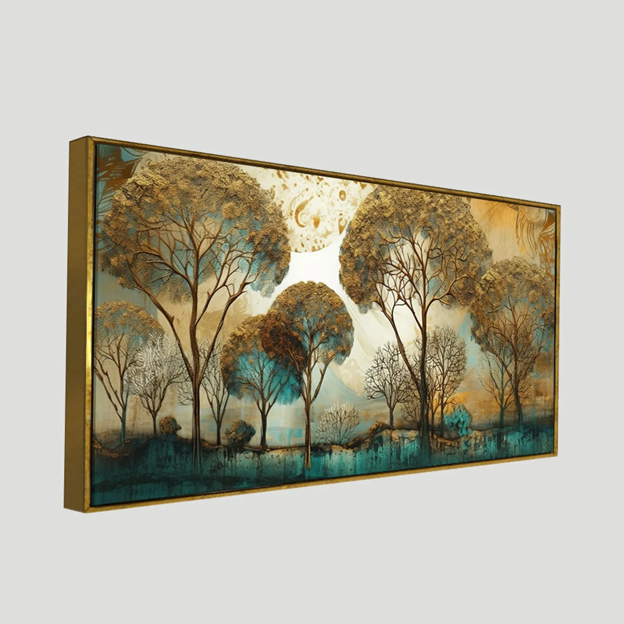 Abstract Forest Tree Artistic Art Canvas Wall Painting