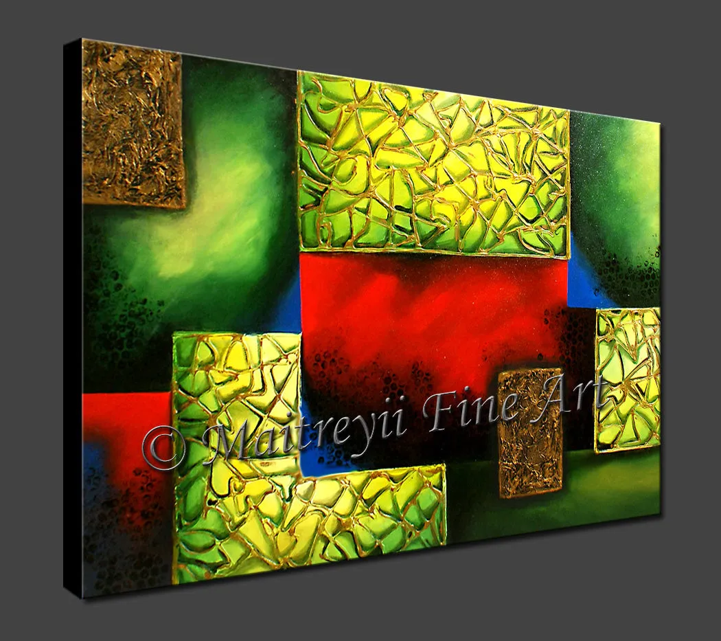 Abstract Modern Art Oil Painting on Canvas Modern Texture Painting - Mystic Texture 4