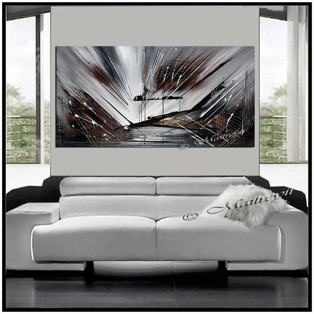 Abstract Modern Art Painting For Sale - Quiet morning