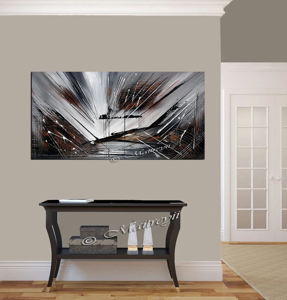 Abstract Modern Art Painting For Sale - Quiet morning