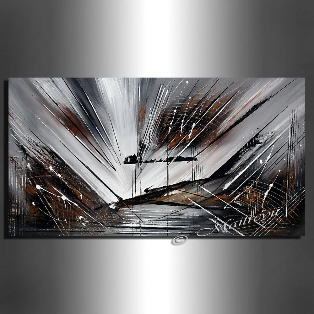 Abstract Modern Art Painting For Sale - Quiet morning