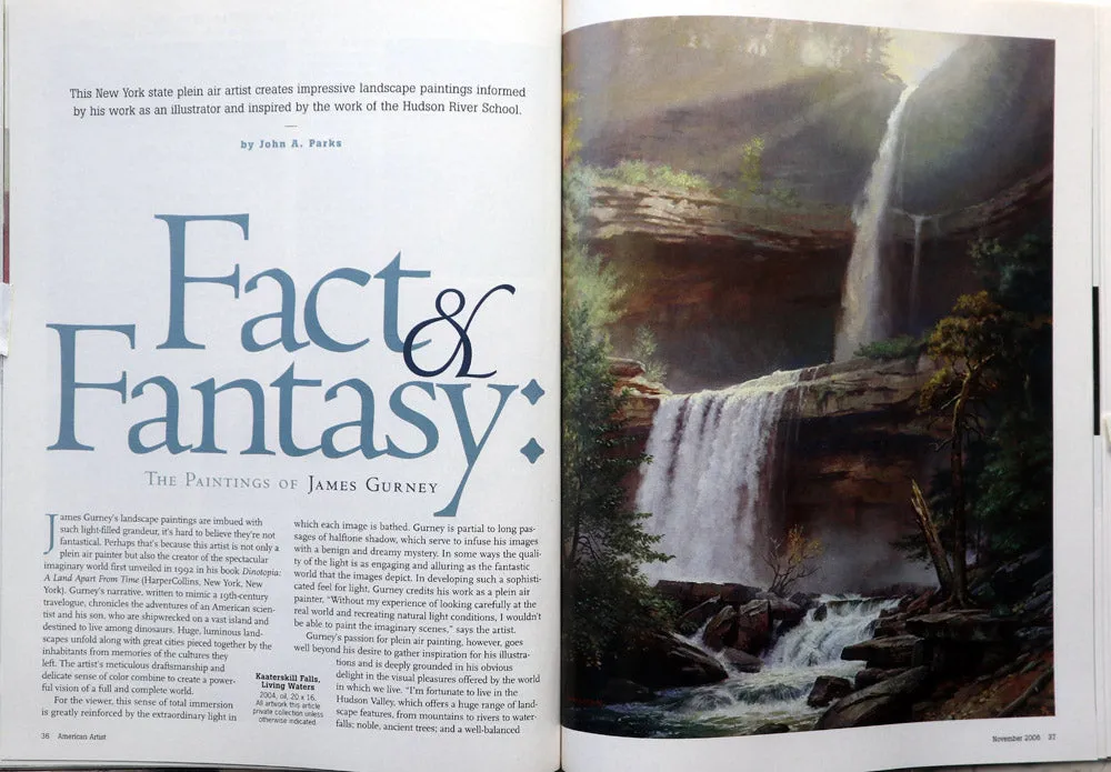 American Artist Cover Feature on James Gurney