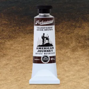 American Journey Artists' Watercolor - Transparent Oxide Brown, 37 ml