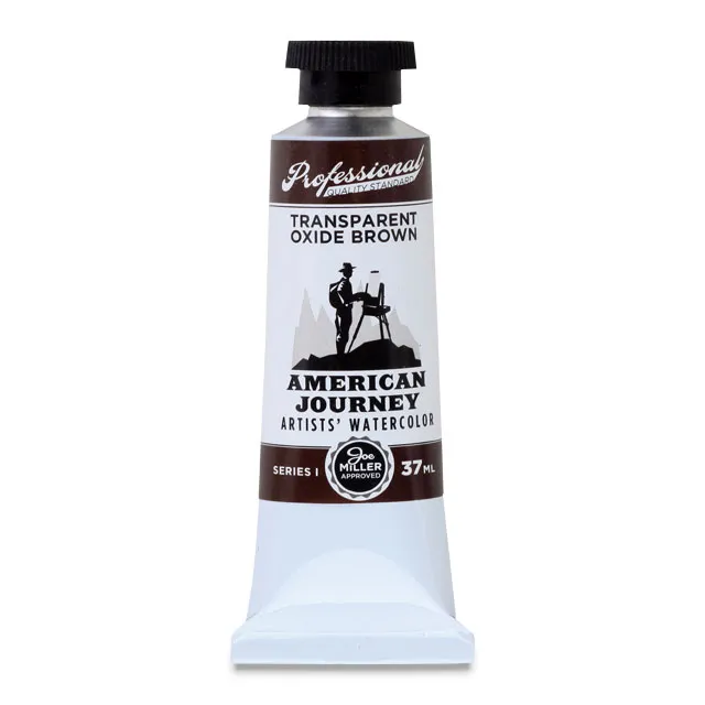 American Journey Artists' Watercolor - Transparent Oxide Brown, 37 ml