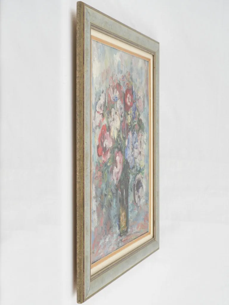 Antique Floral still life with anemones 29½" x 25¼"