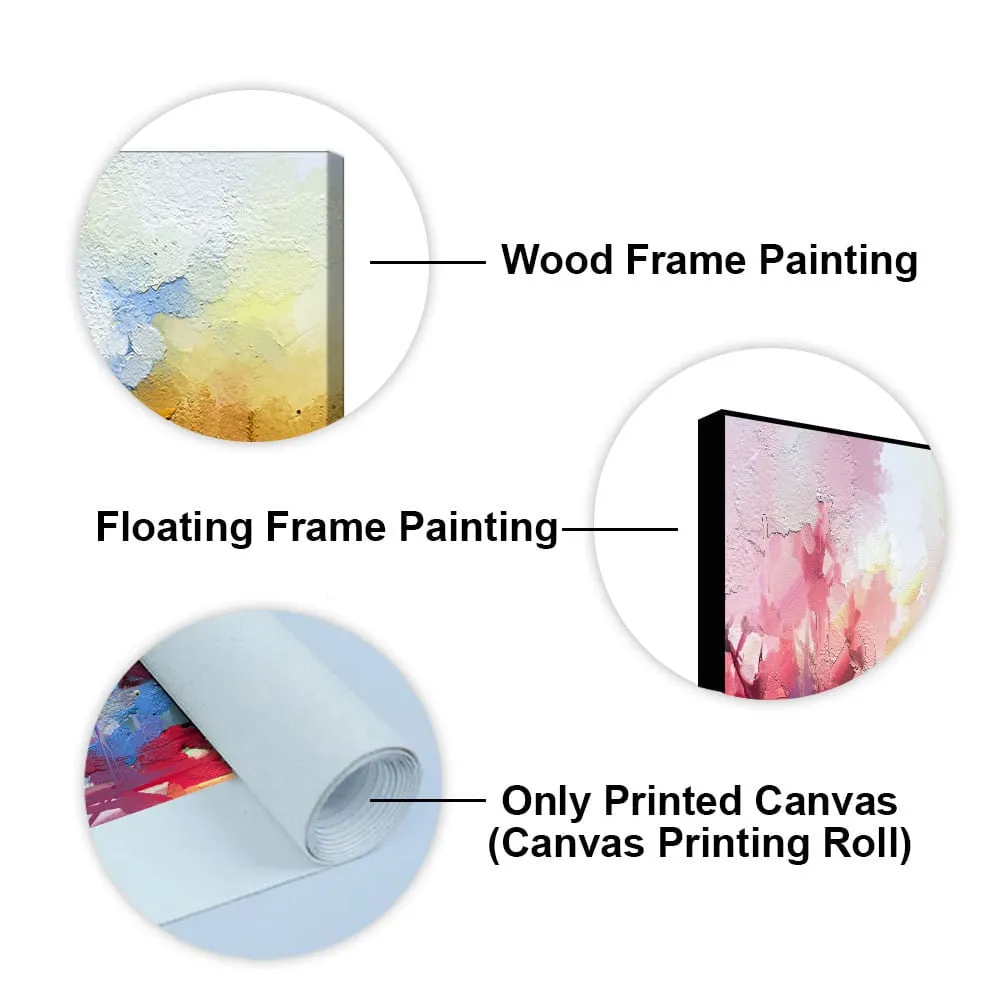 Beautiful Abstract Tree Multi Color Canvas Wall Painting