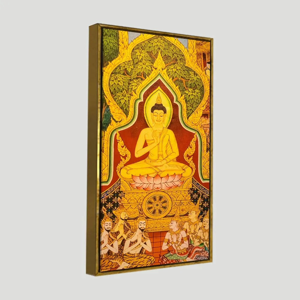 Beautiful Lord Spiritual Buddha Canvas Wall Painting