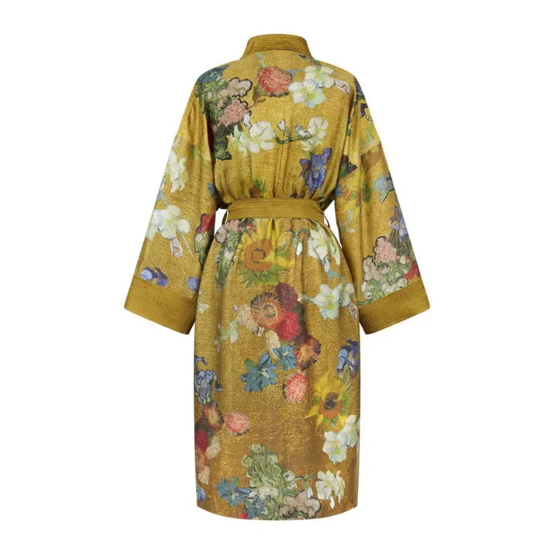 Bedding House Van Gogh Partout des Fleurs Gold  Kimono