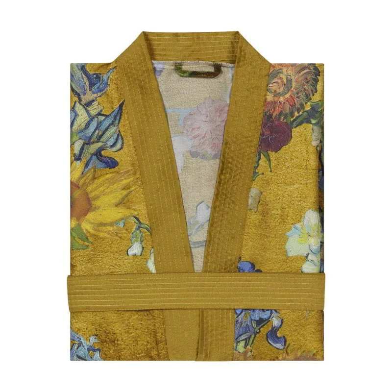 Bedding House Van Gogh Partout des Fleurs Gold  Kimono