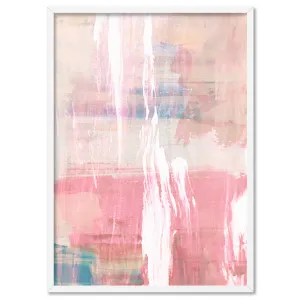 Blush Flurry II  - Art Print