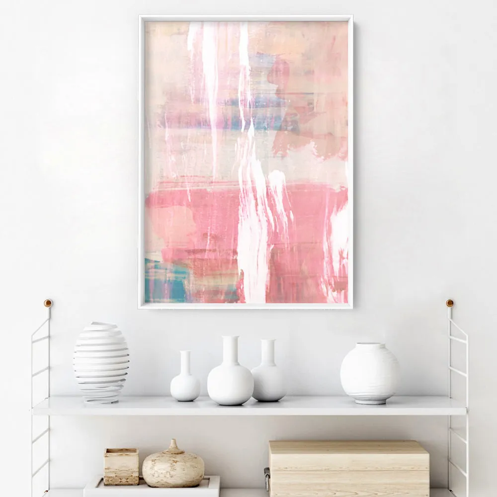 Blush Flurry II  - Art Print