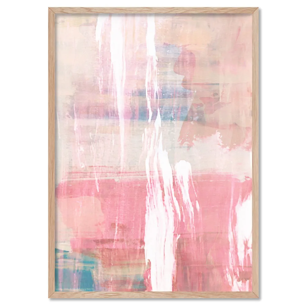 Blush Flurry II  - Art Print