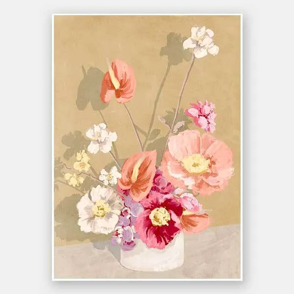 Bouquet in Sunrise Unframed Art Print