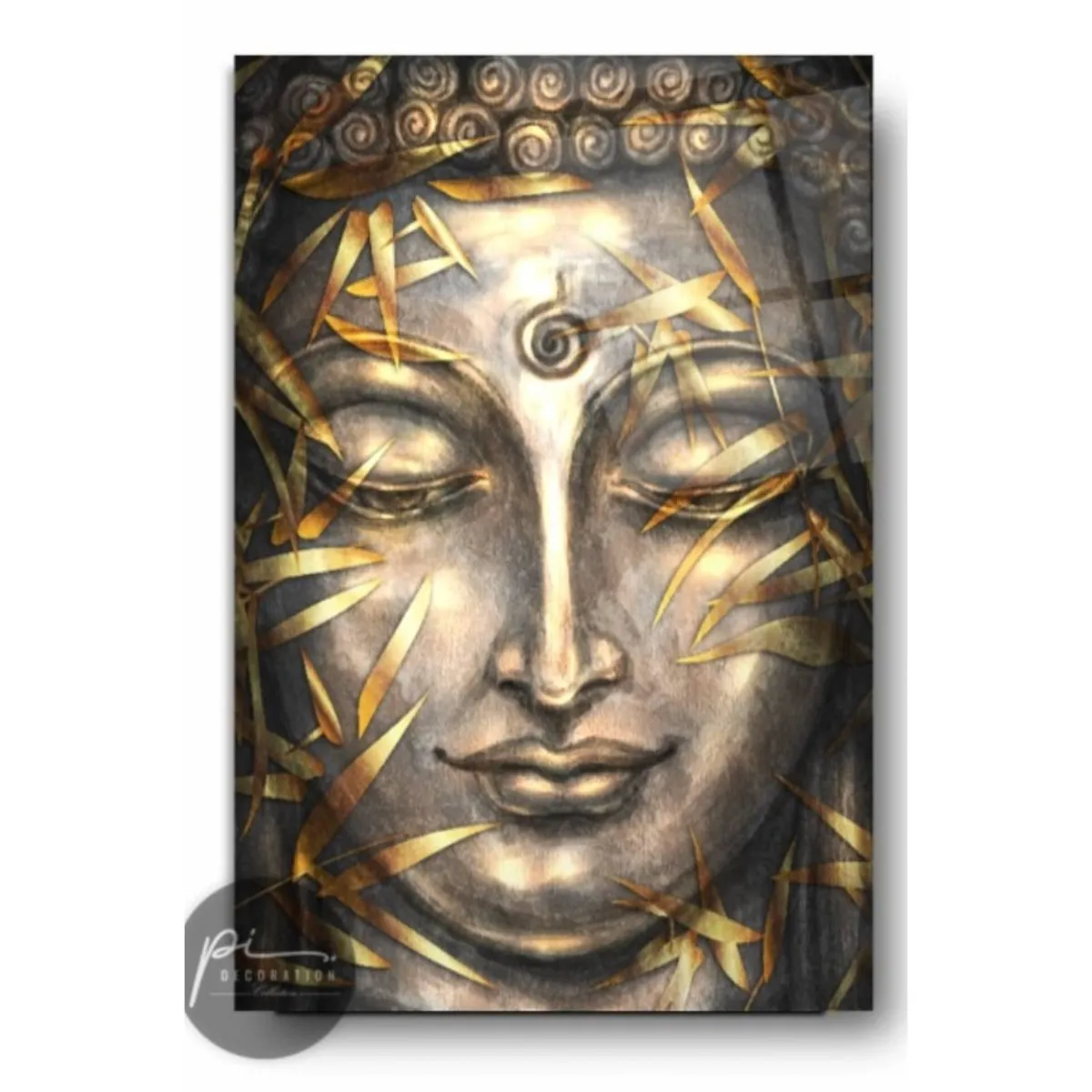 Buddha Glass Wall Art