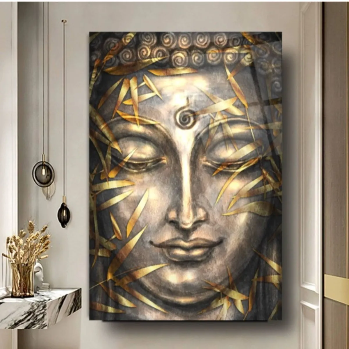 Buddha Glass Wall Art