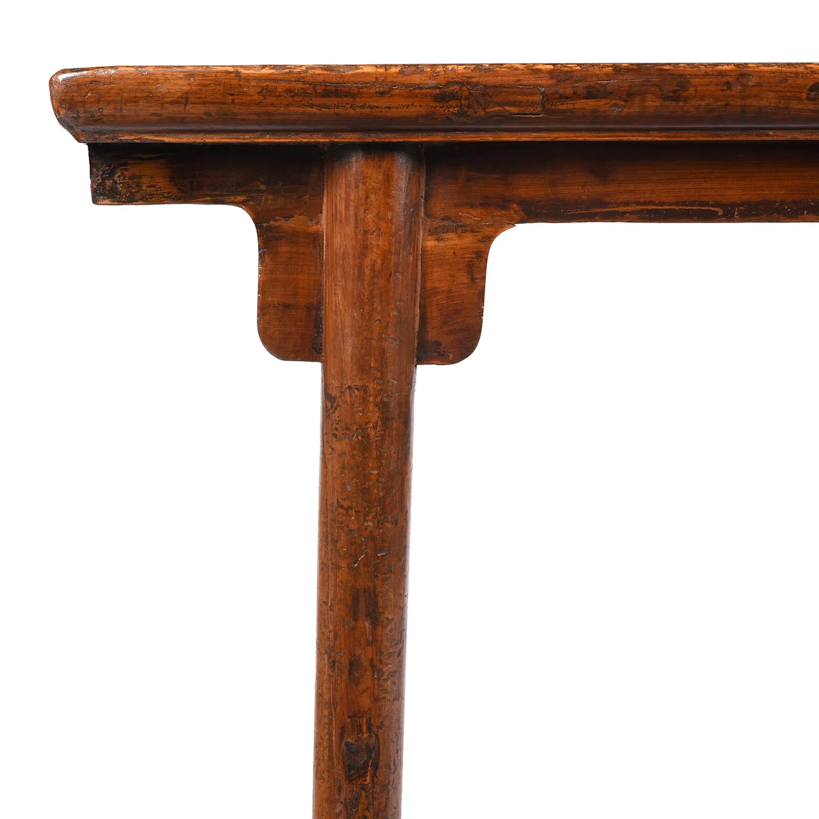 Chinese Cypress Half Table - 19th Century