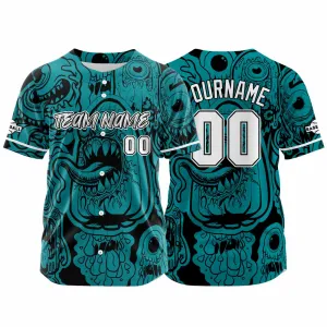 Custom Baseball Uniforms High-Quality for Adult Kids Optimized for Performance Monster-Midnight Green