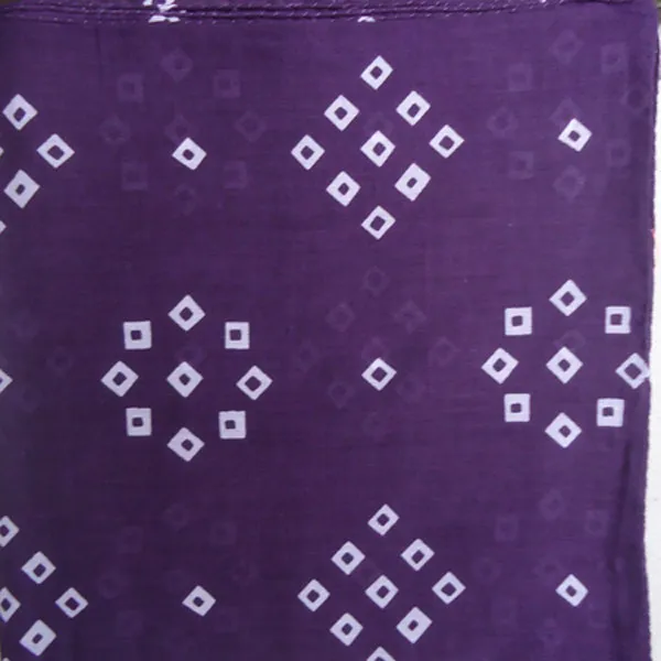 Dark Purple "Spot'd" Handkerchief