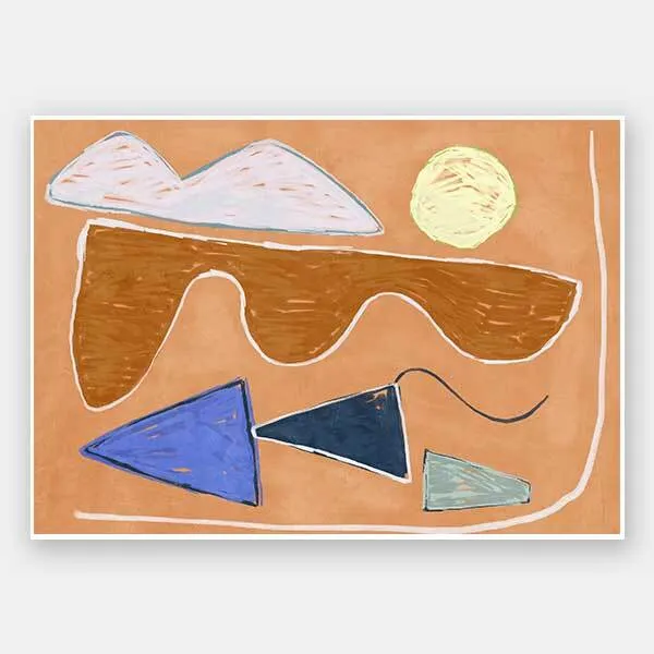 Desert Geo II Unframed Art Print