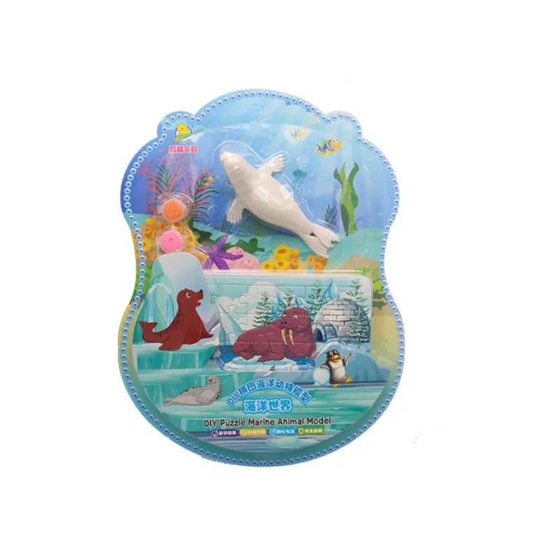 DIY Puzzle and Painting Marine Random Animals - 820