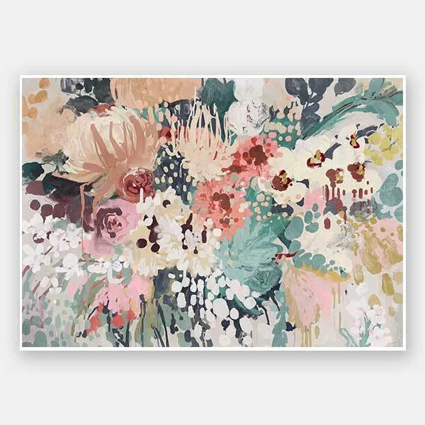 Floral Orchestra Unframed Art Print