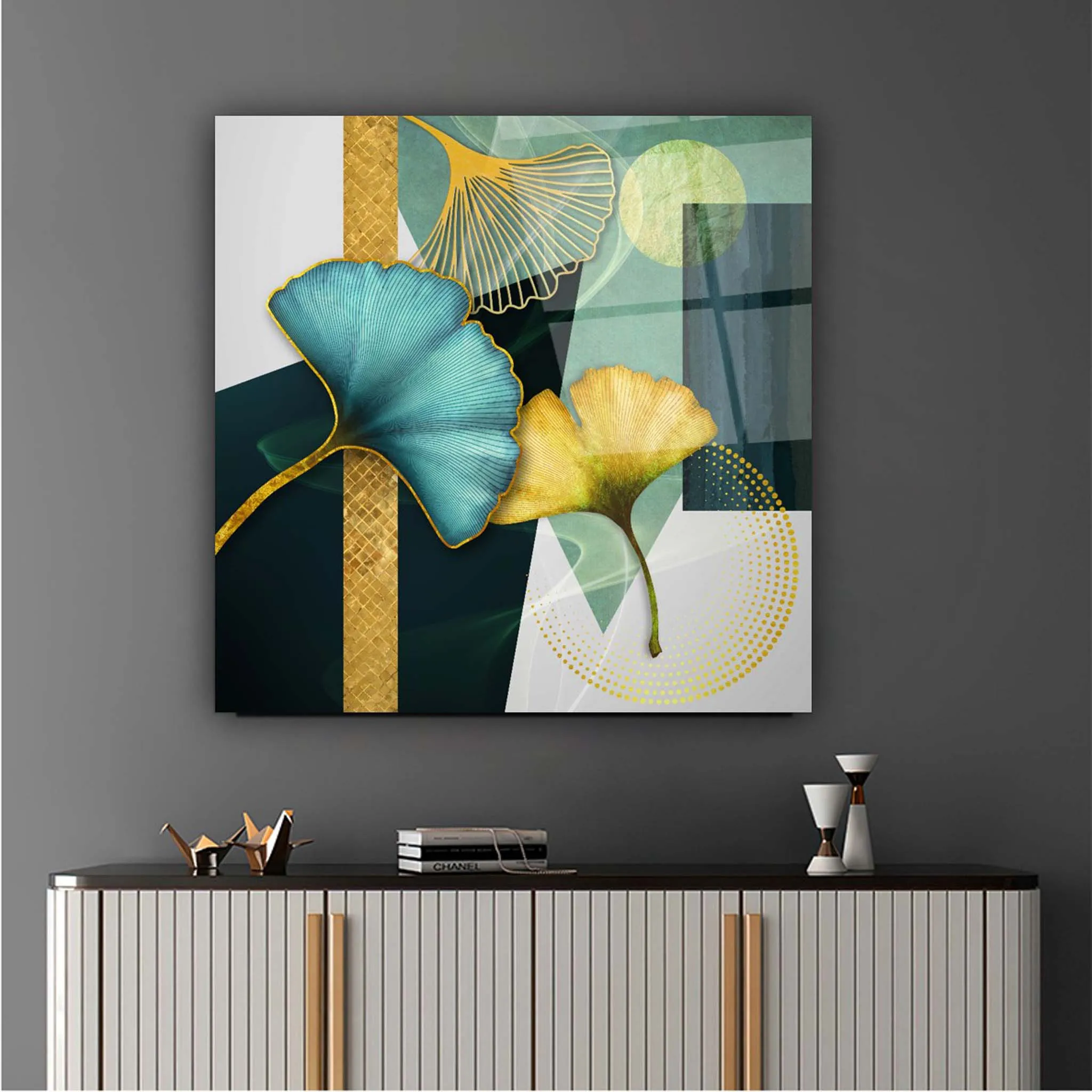 Flower Glass Wall Art 17