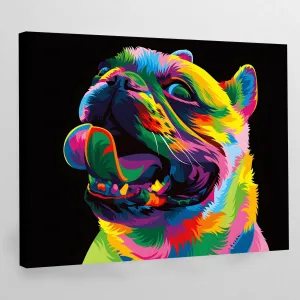 French Bulldog Pop Art Canvas