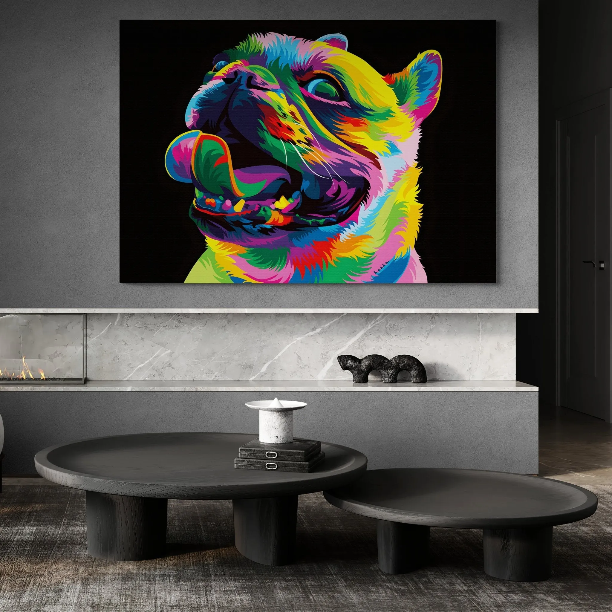 French Bulldog Pop Art Canvas