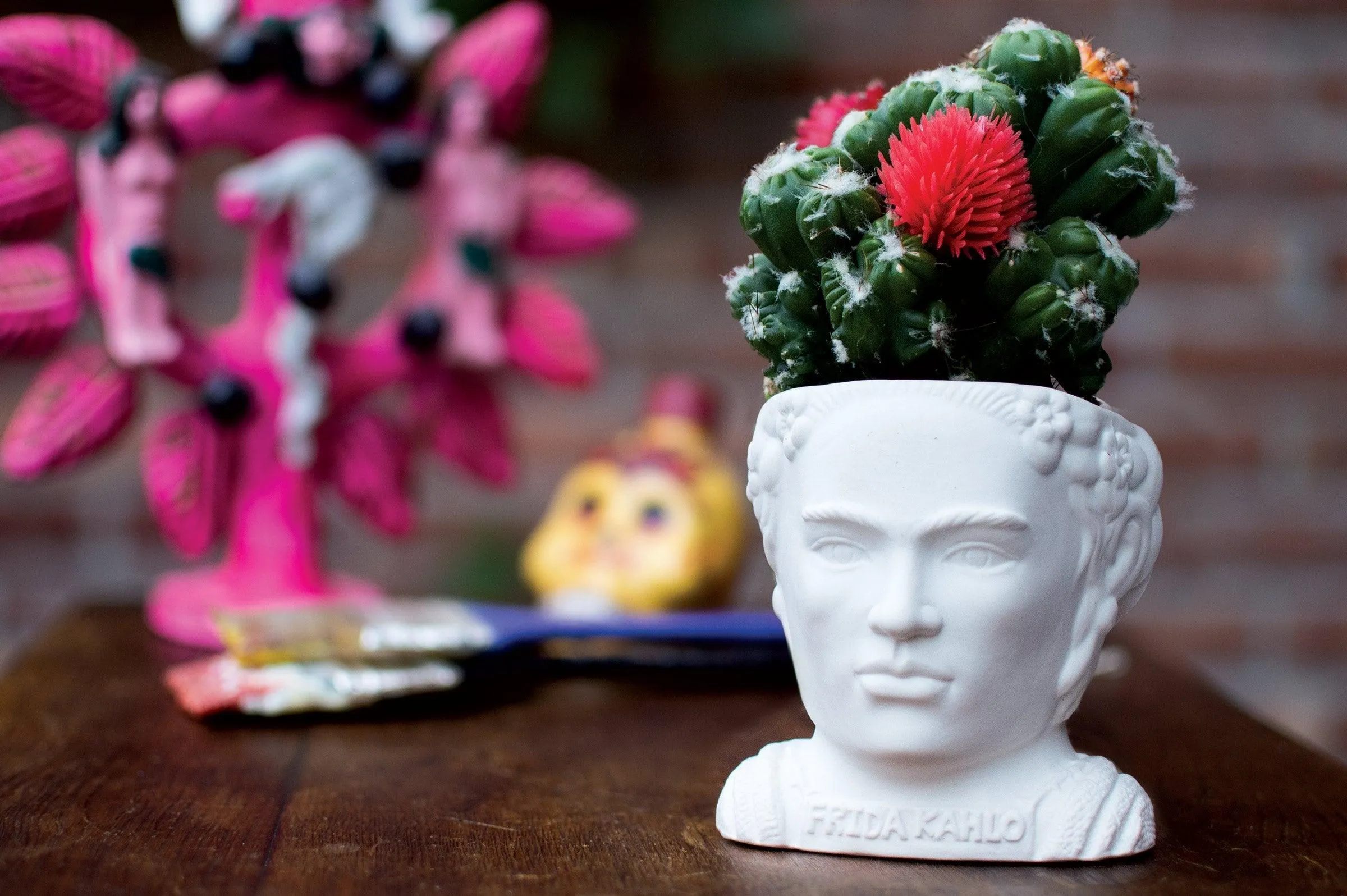 Frida Kahlo Planter Bust