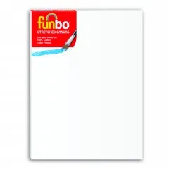 Funbo Stretched canvas 380 gms 30X40 cm