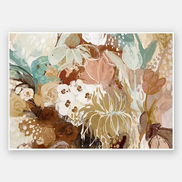 Garden Reverie Multicolour Unframed Art Print