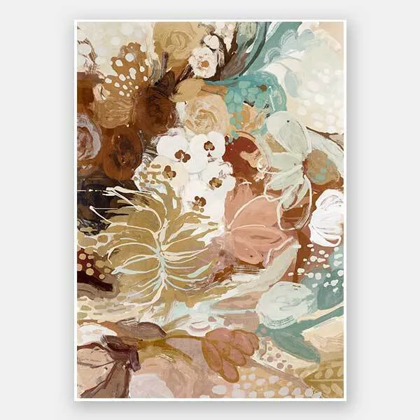 Garden Reverie Multicolour Unframed Art Print