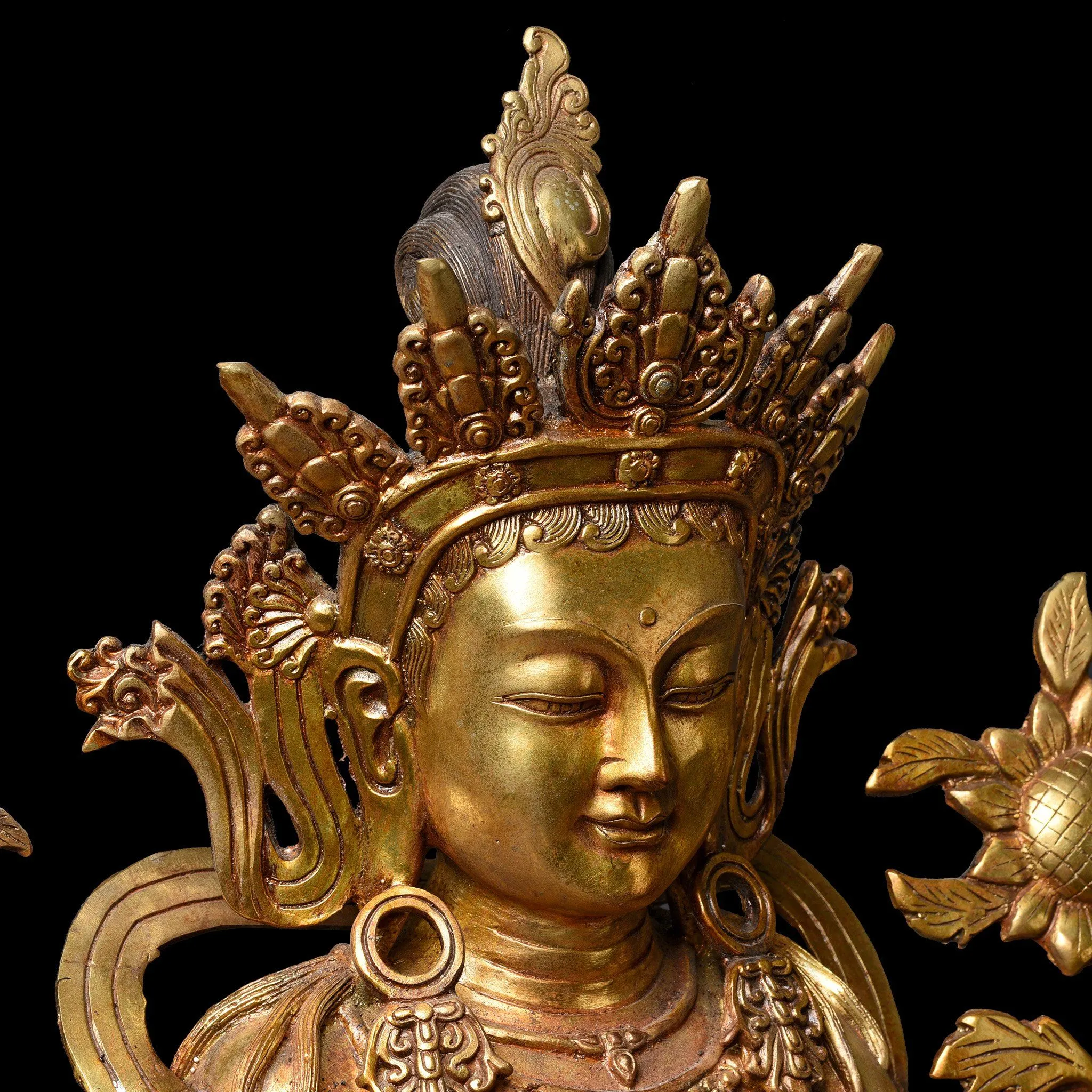 Gilt Bronze Statue of The Bodhisattva Vajrasattva