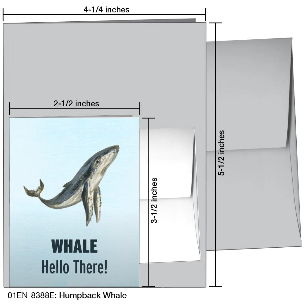 Humpback Whale, Greeting Card (8388E)