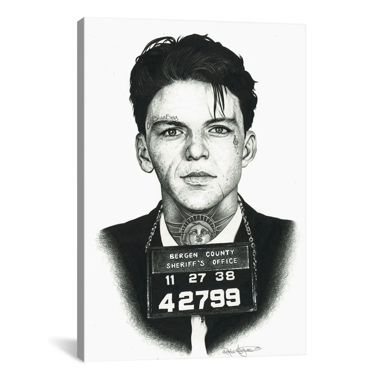 Inked Ikons MUGSHOT SINATRA