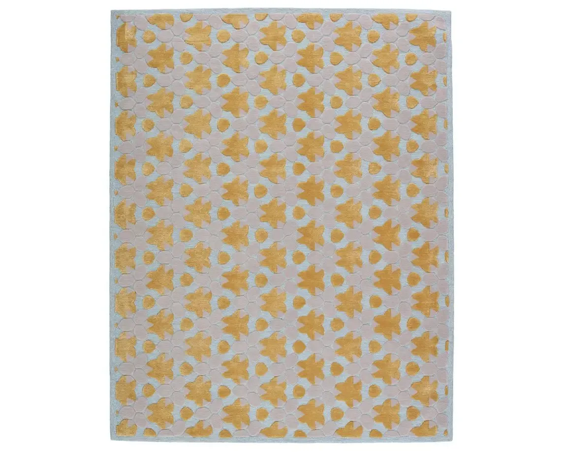 Jaipur Wunderkammer JWK03 Light Blue/Gold Rug