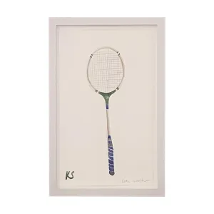 Kate Schelter, Badminton Racket with Green and Blue