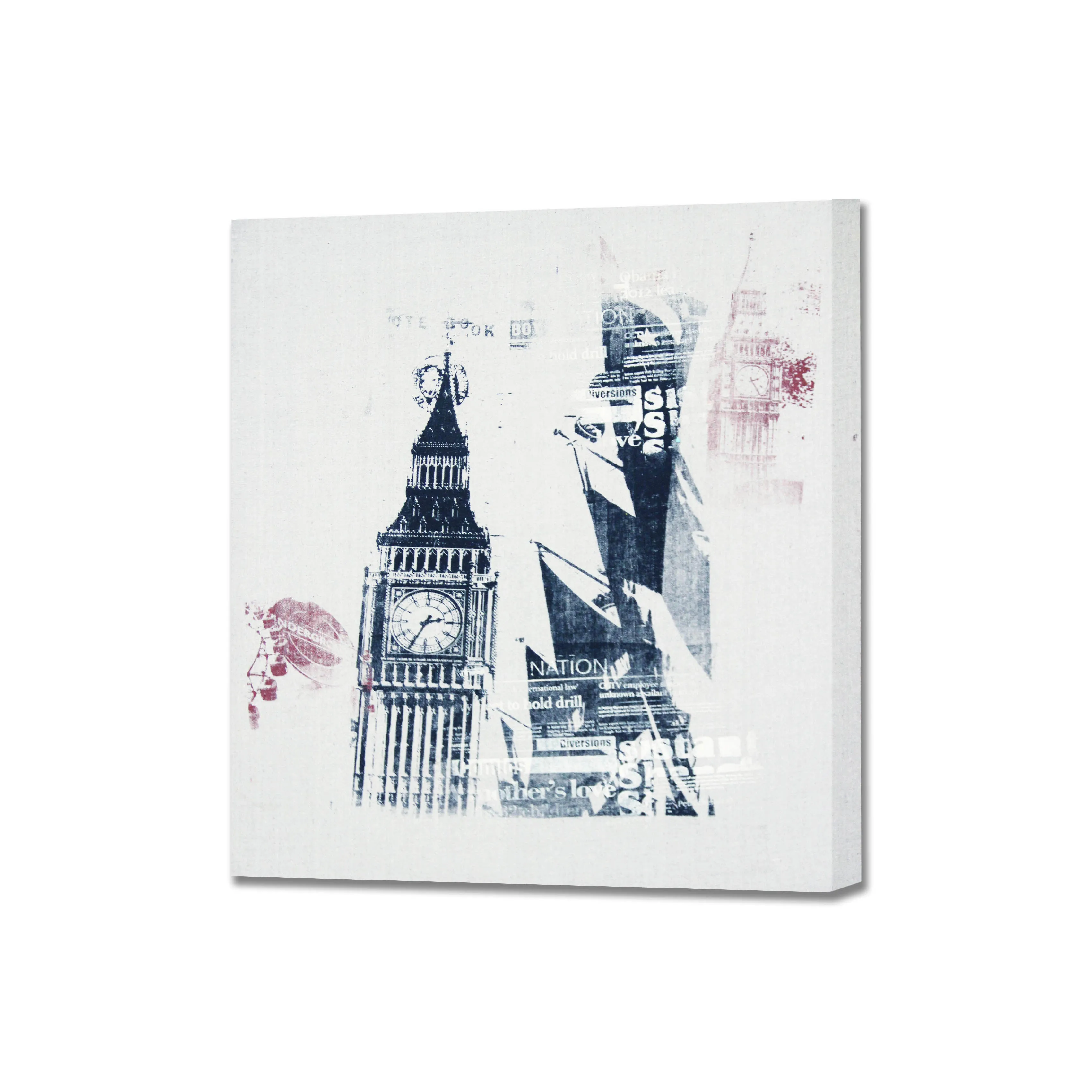 London Landmark Big Ben Canvas Mural