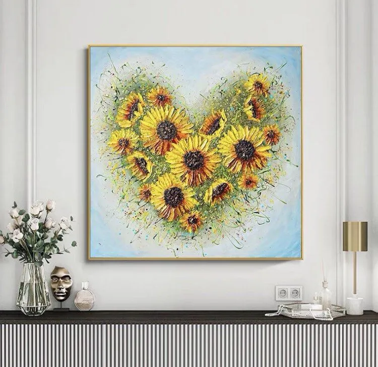 LoVeFlo Sunflower Oil Painting