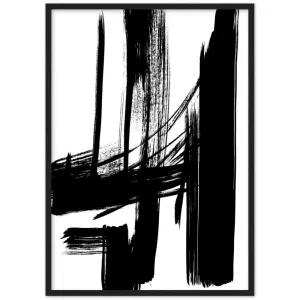 Minimalist Black And White Abstract Art