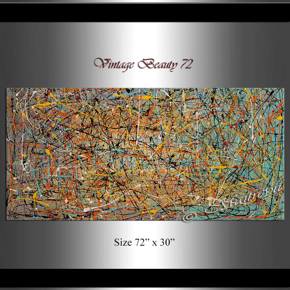 Modern Art Online Gallery | Jackson Pollock | LargeModernArt - Vintage Beauty 72