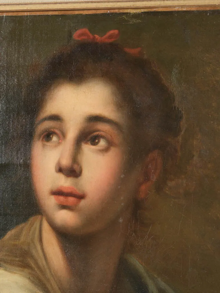 Oil portrait of a young girl after Raphael Mengs 20" x 17"