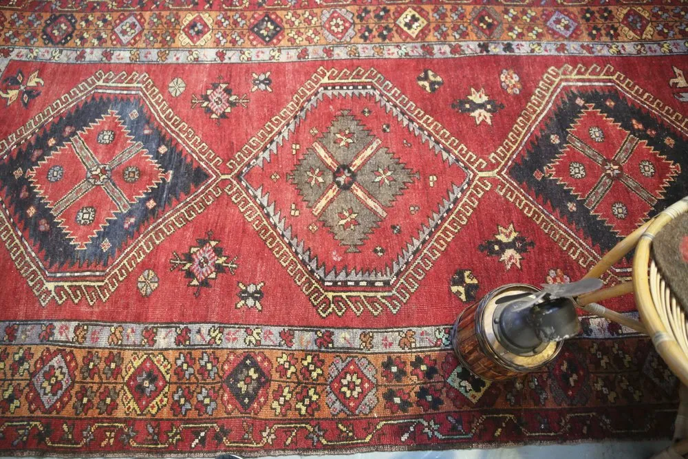 Old Konya Bacali Rug 4.11ftx10.6ft