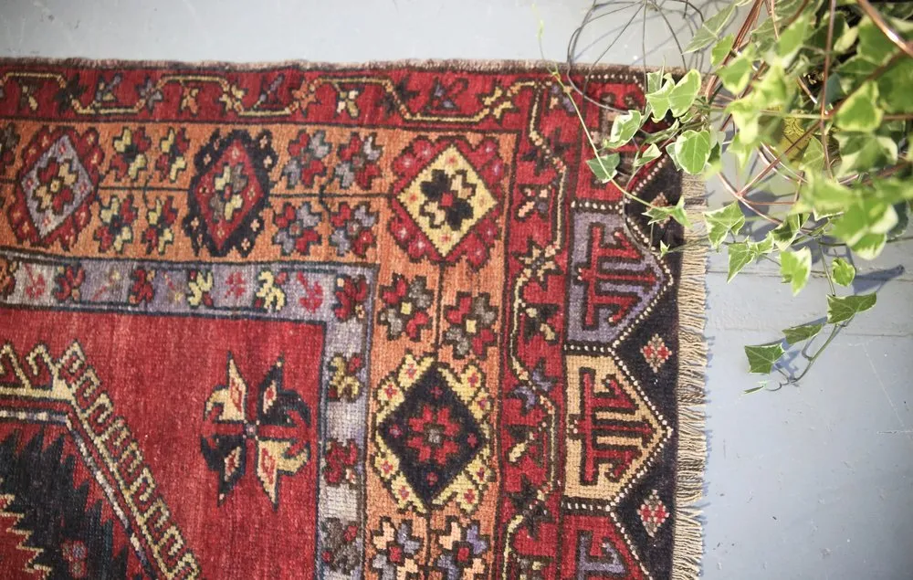 Old Konya Bacali Rug 4.11ftx10.6ft