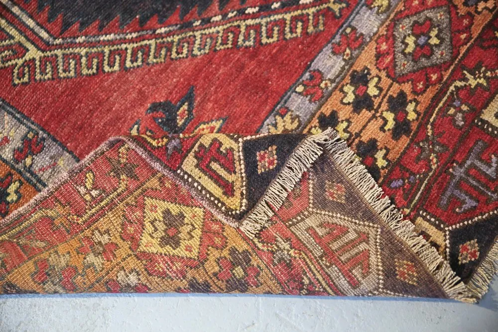 Old Konya Bacali Rug 4.11ftx10.6ft