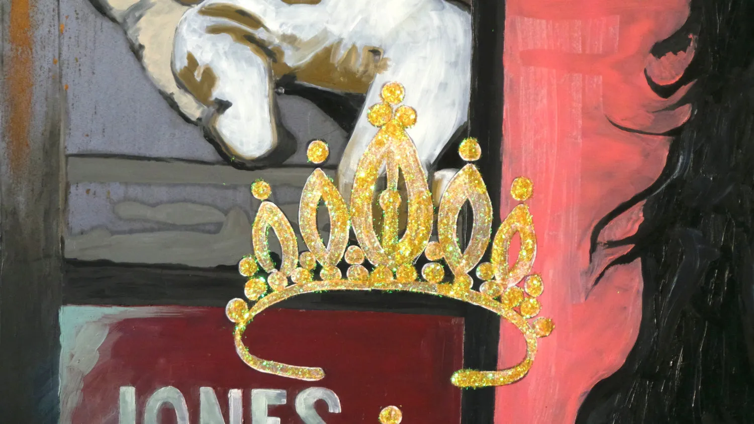 Original Oil Painting - 'Football & Tiaras'