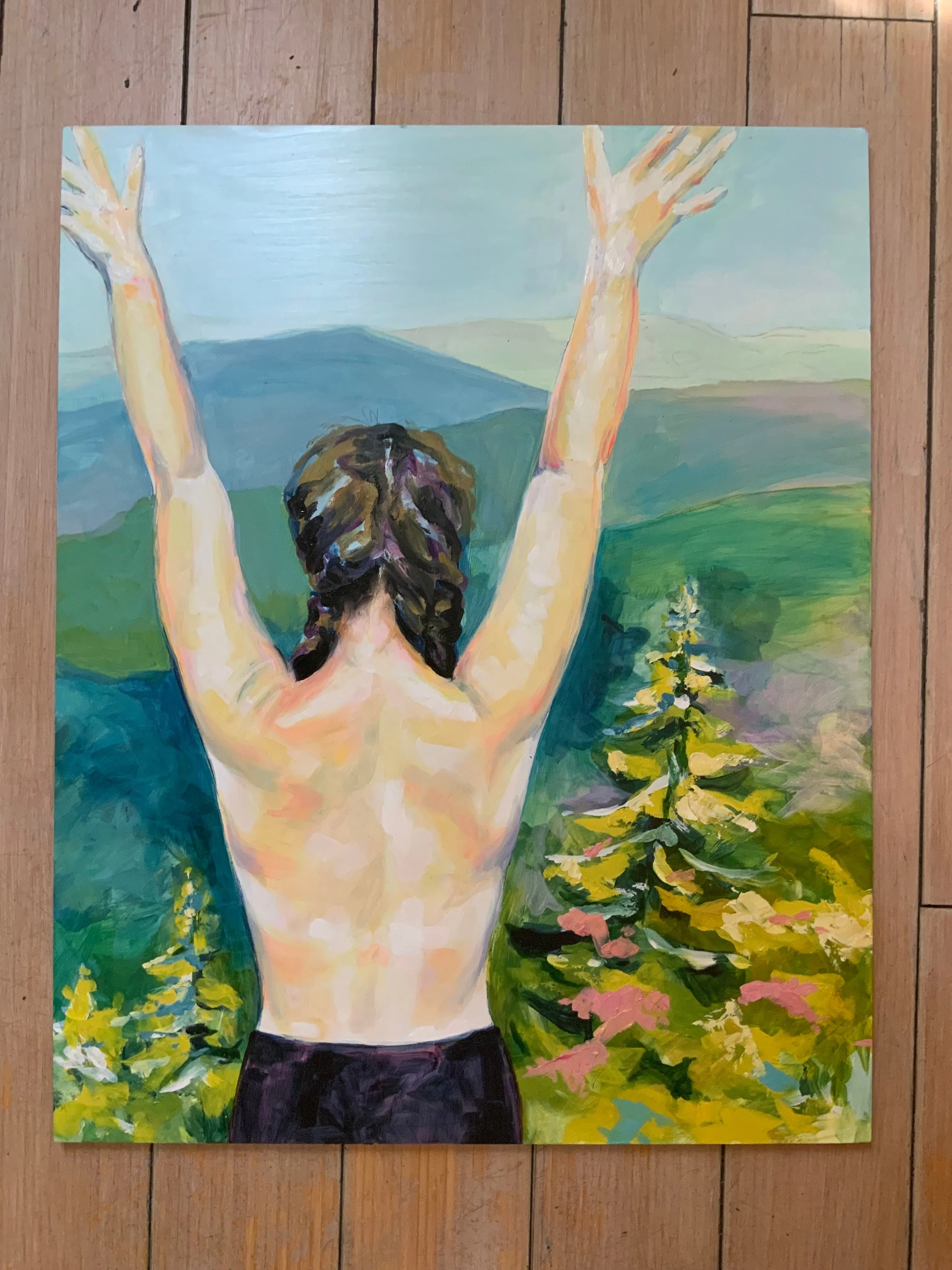 Original Oil Painting - “Outside”