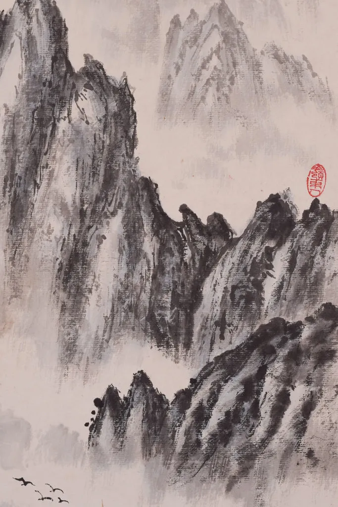 Pair - Chinese Watercolour Landscapes