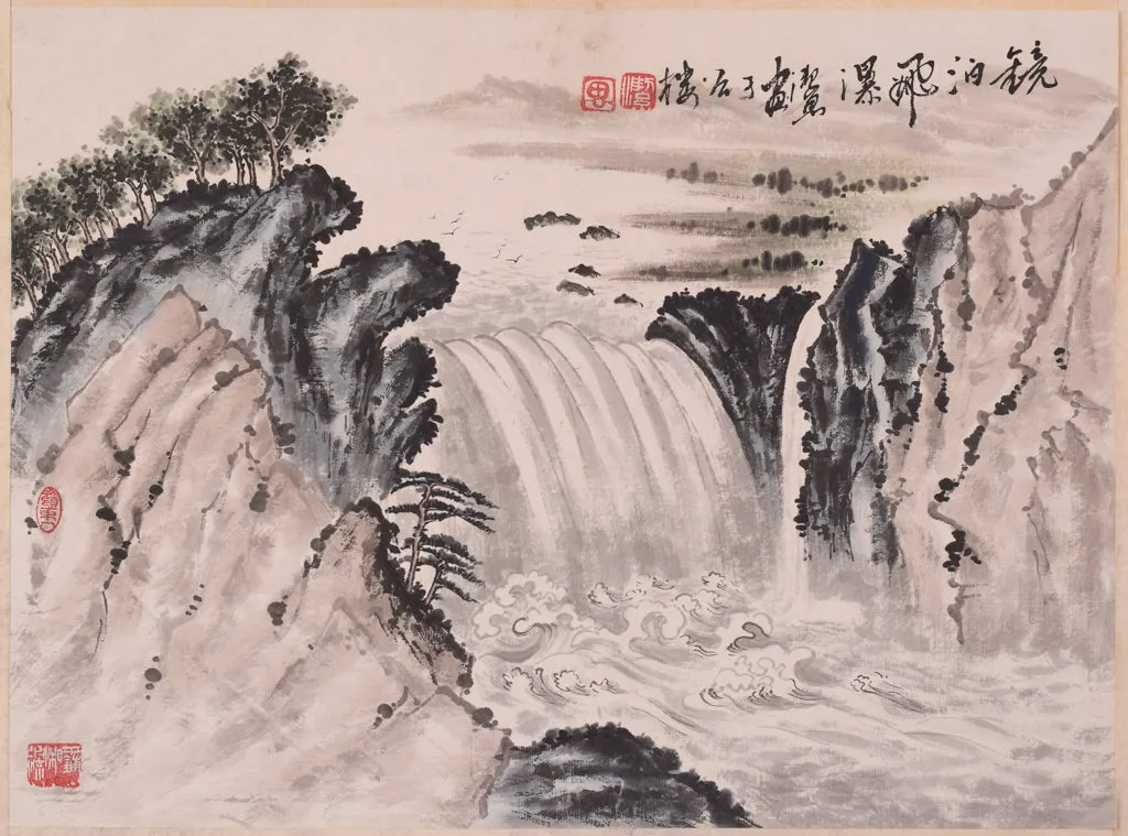 Pair - Chinese Watercolour Landscapes